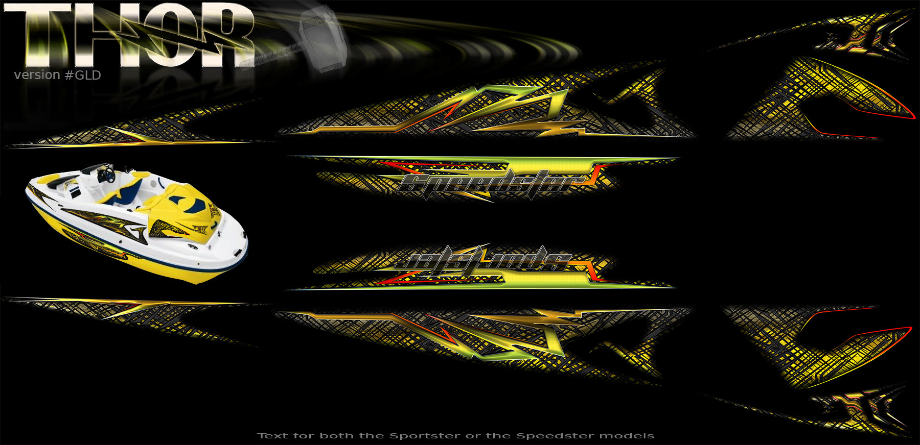 seadoo boat wrap Thor GLD