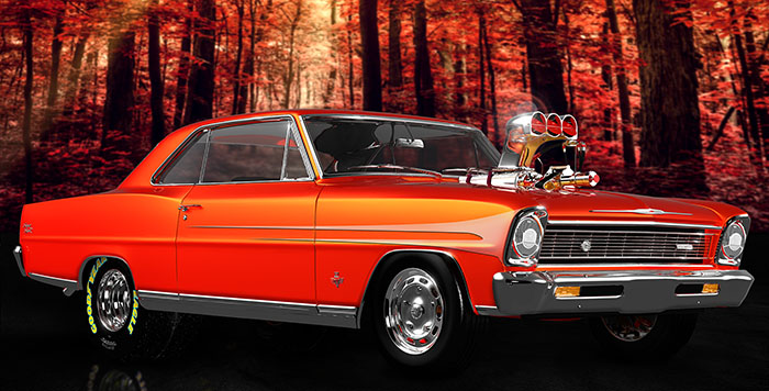 1966 Chevrolet Nova SS Super Sport (red) #5