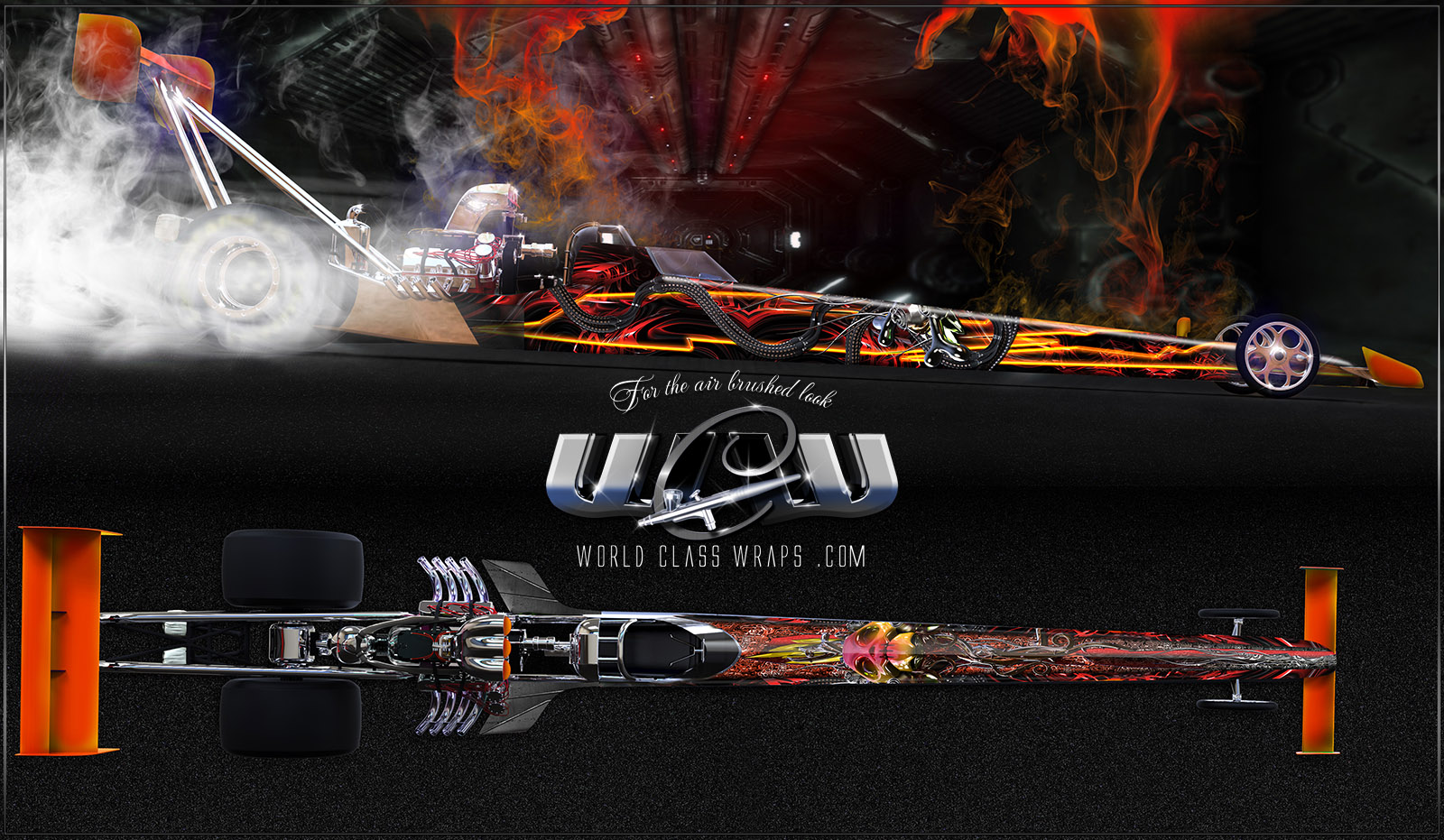 VOODOO DRAGSTER GRAPHICS WRAP IMAGE