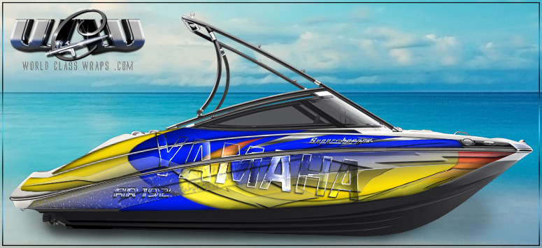 yamaha boat wrap