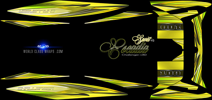 Escadia Sport #yg Challenger-180 graphics wrap