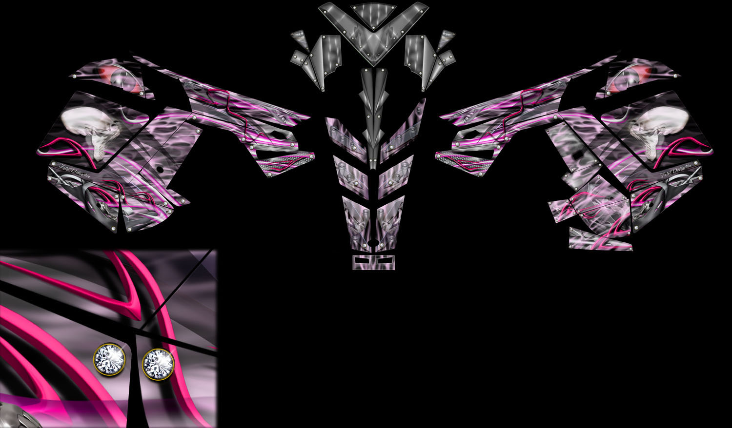 fatal distraction pink ladies polaris wrap