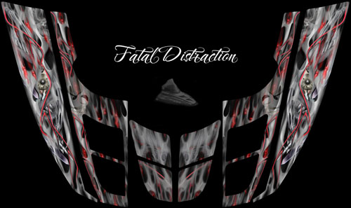 Fatal Distraction older Polaris snowmobile graphics