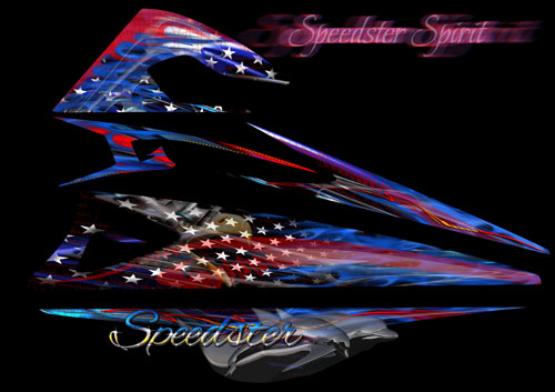 Speedster Spirit boat graphics