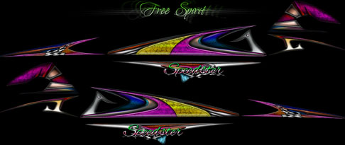 Free Spirit boat graphics