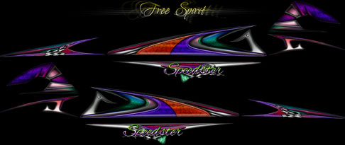 Free Spirit boat graphics