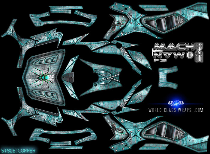 SPYDER F3 WRAP TITLED COPPER