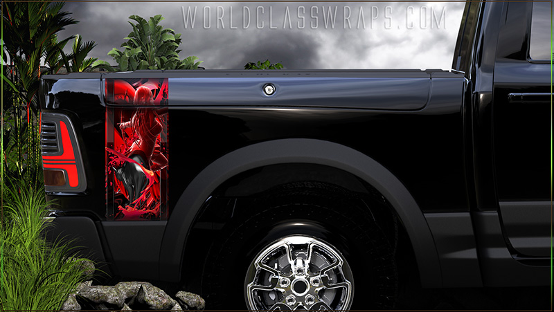 bed box truck graphic