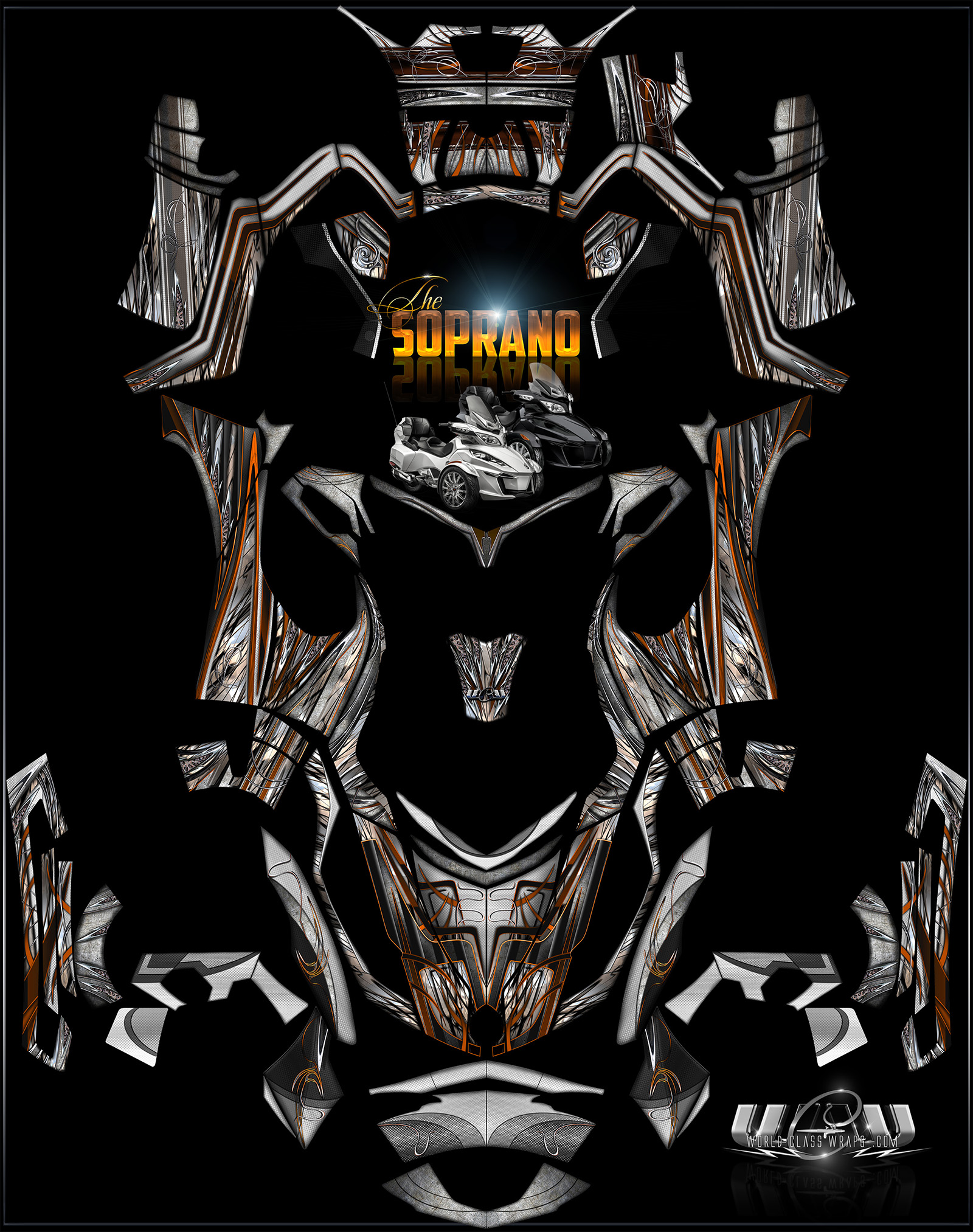 The Soprano spyder rt graphics wrap