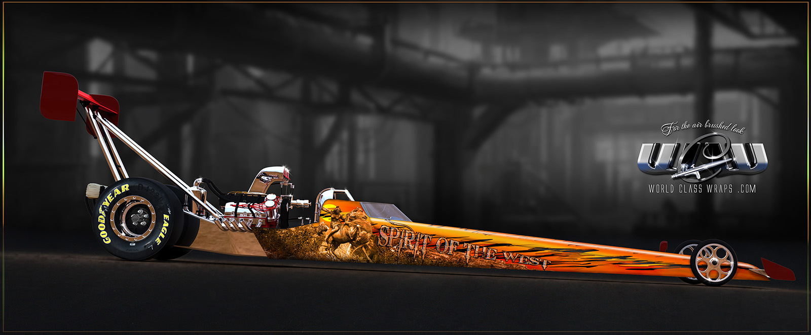 premium dragster graphics wrap