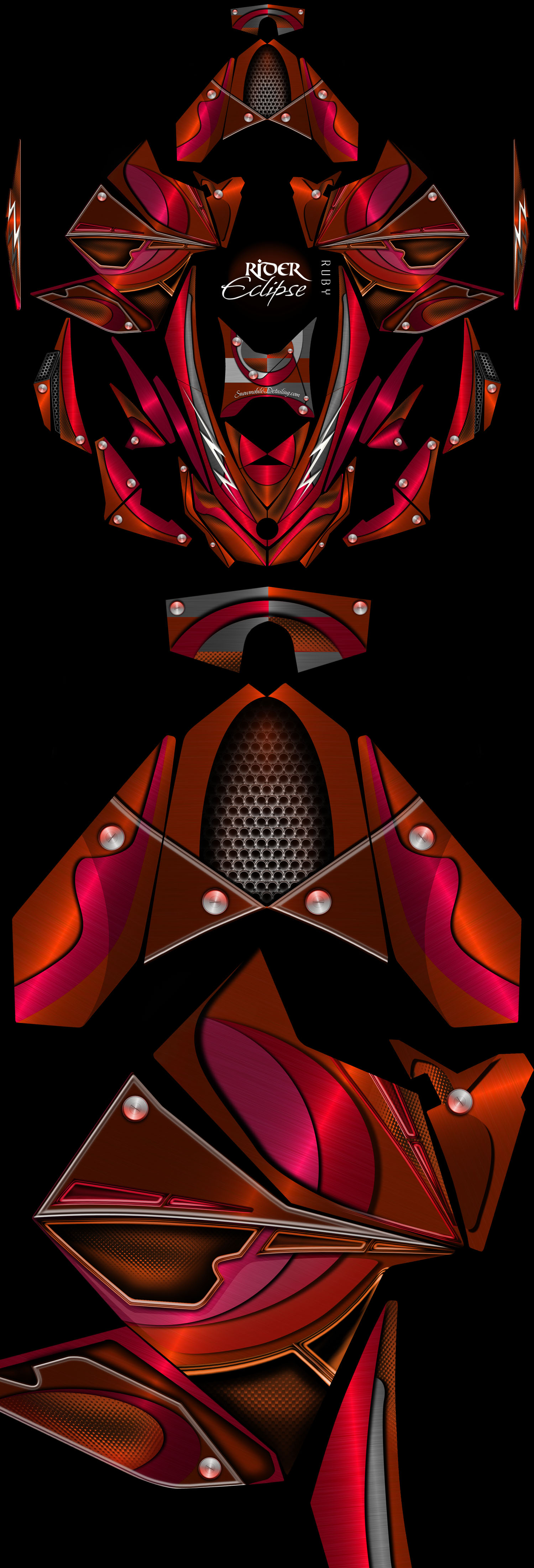 rider eclipse red wrap