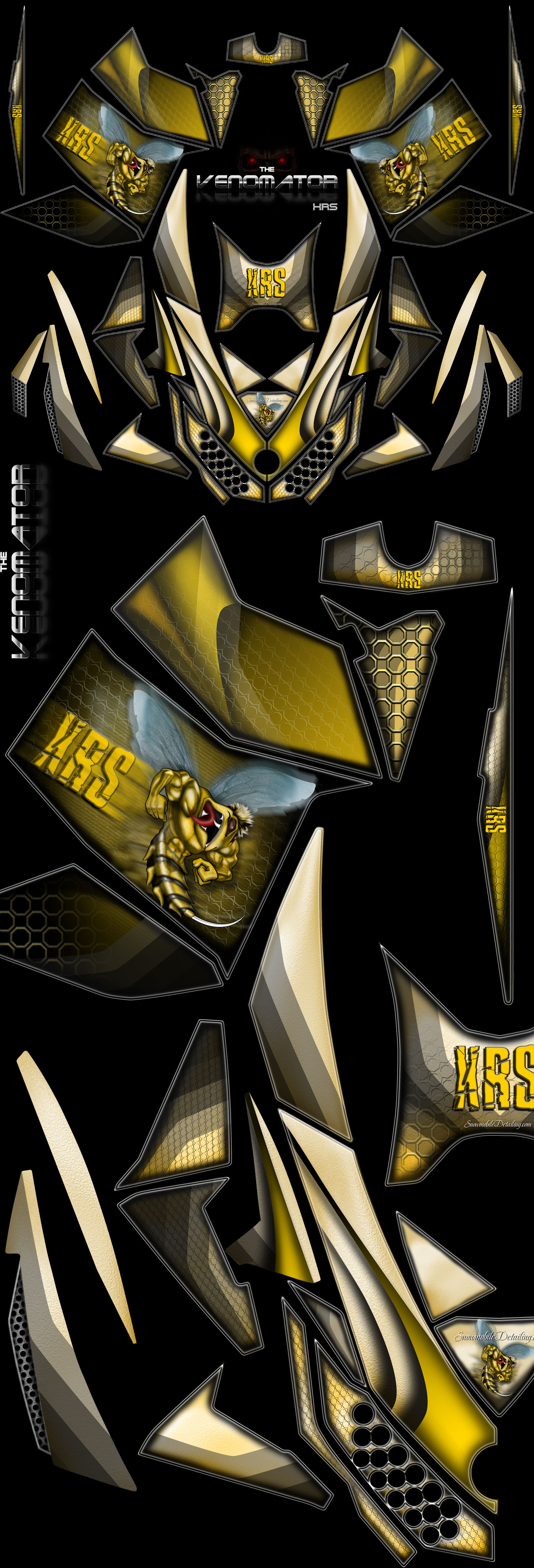 venomator skidoo xrs graphics