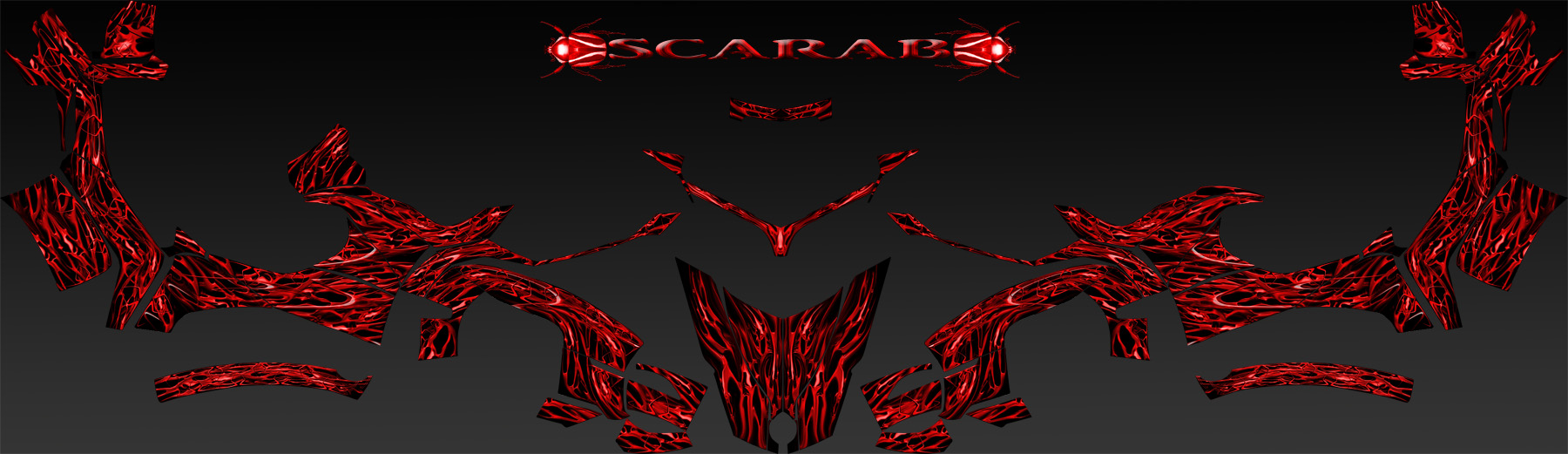 SCARAB RED WRAP SPYDER RT