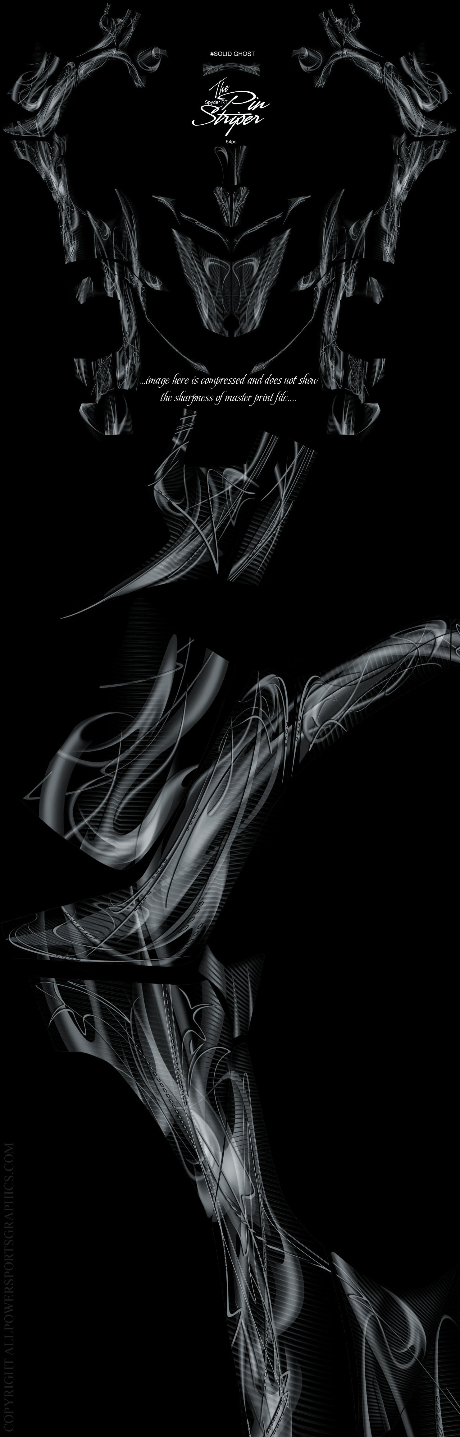 PINSTRIPER SOLID GHOST FOR SPYDER RT WRAP