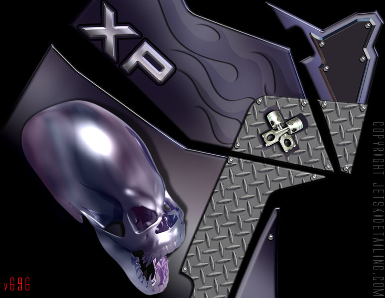skull graphics skidoo